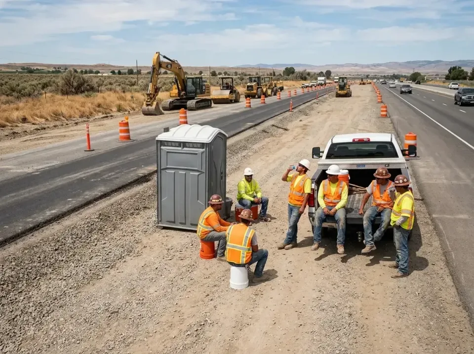highway-road-construction-crew-007 — frequently asked questions, Porta Potty and Restroom Rentals in Blackfoot, ID